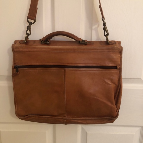 Authentic Dilana Design Vintage Leather Briefcase - Picture 4 of 9